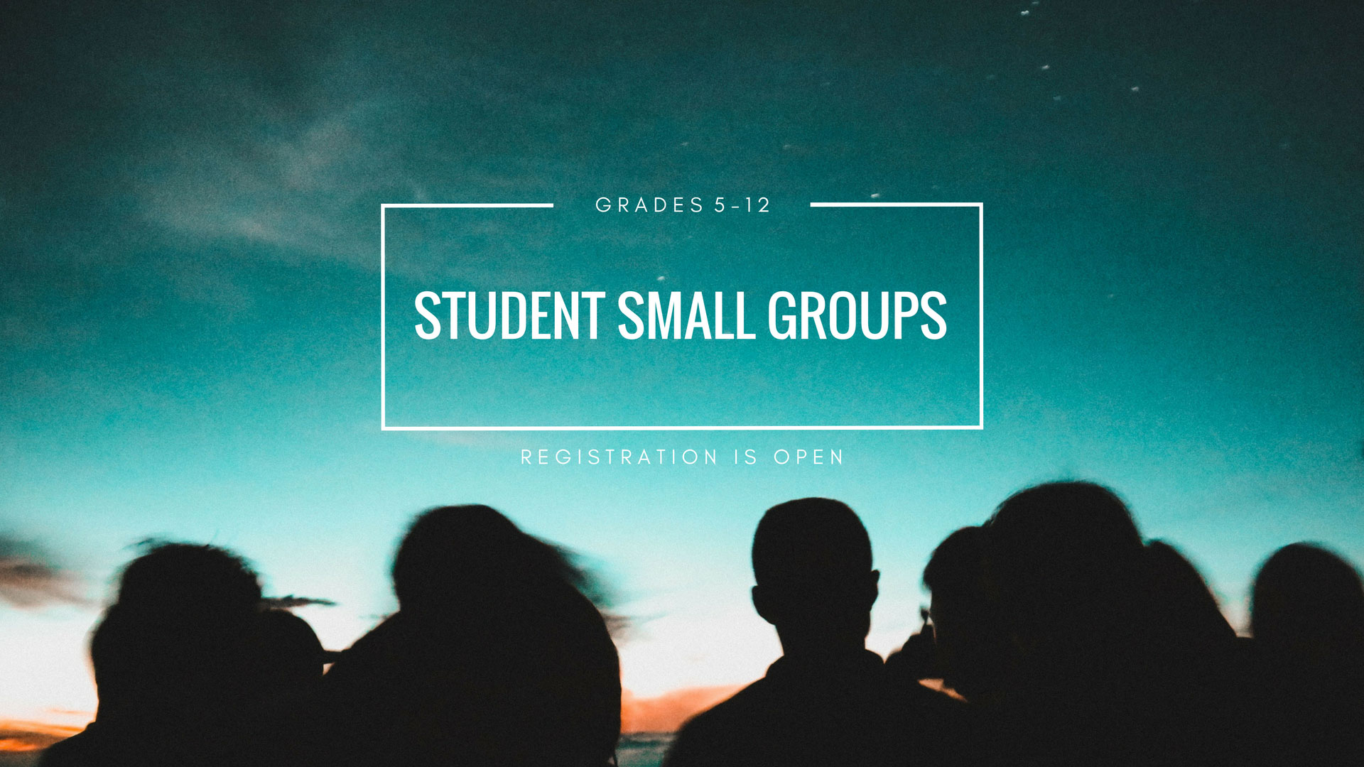 2018-19 :: Middle School 7/8 Small Groups Registration